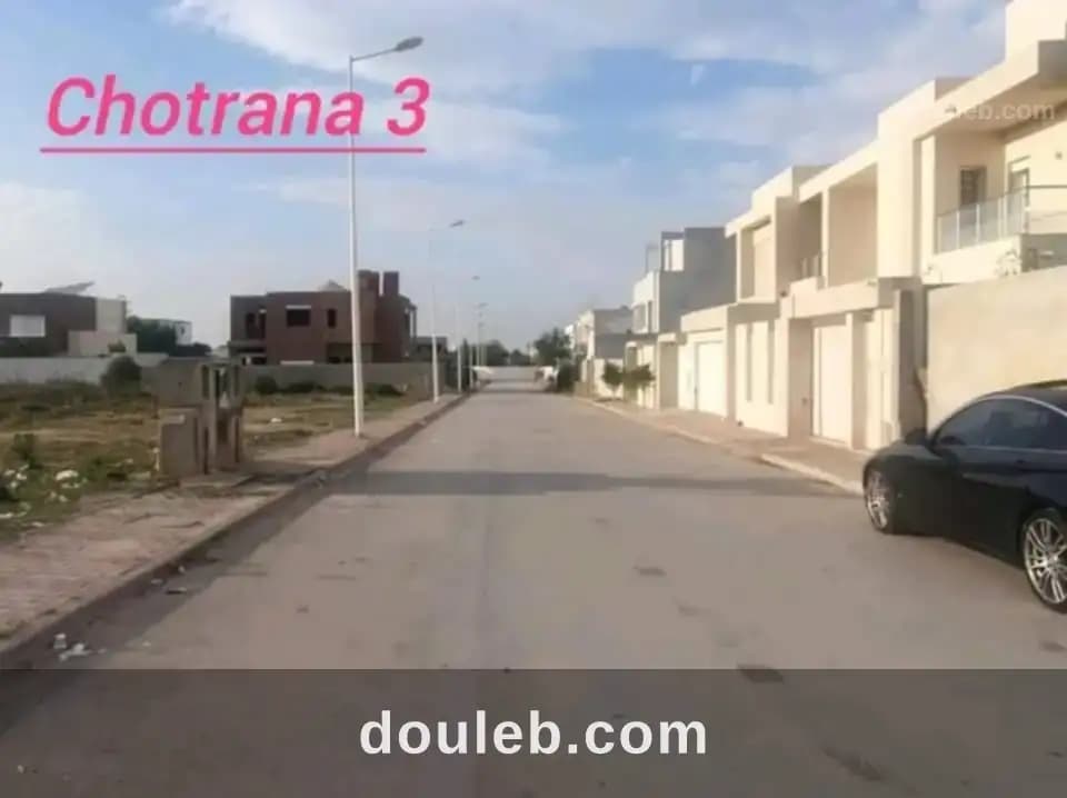 Particulier terrai viabilisé chotrana 3 à Ariana