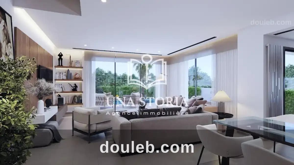 Villa jumelée s plus 4 neuve jamais habitée à Ariana
