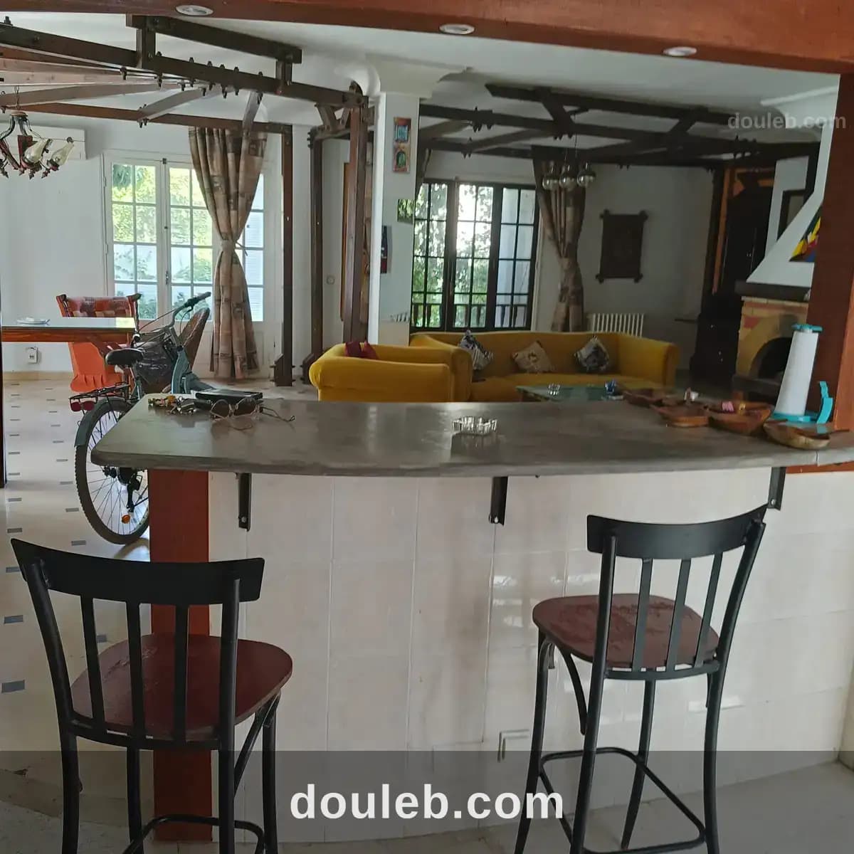 Un apaisant étage de villa s2 meublé à menzah8 à Ariana