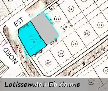 Dernier lot complètement viabilisé à Ariana