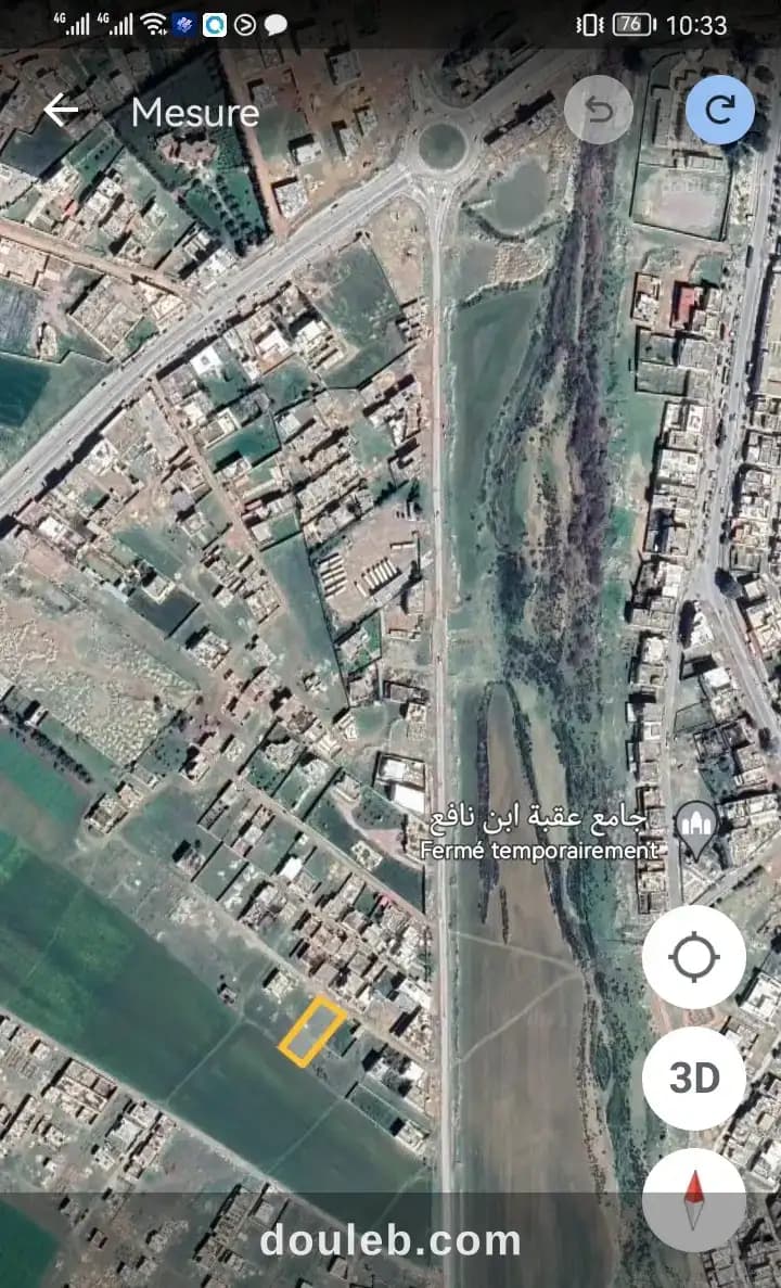 Terrain nu a drawchia à Zaghouan