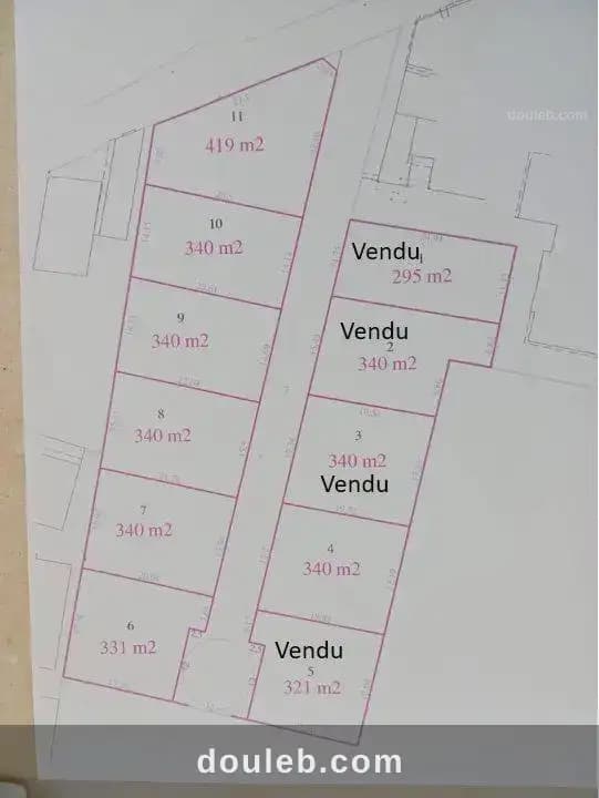 Des terrains à sidi salah à Ariana