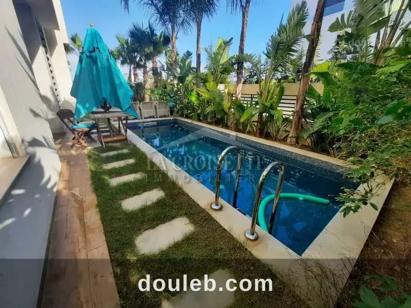 Appartement s4 meublé avec piscine à la marsa à Tunis