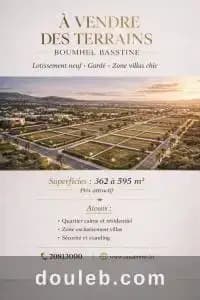 A des terrains boumhel à Ben Arous