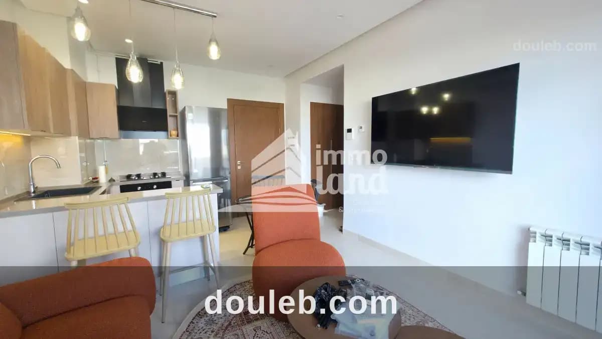Appartement s1 meublé avec terrasse à la soukra à Ariana