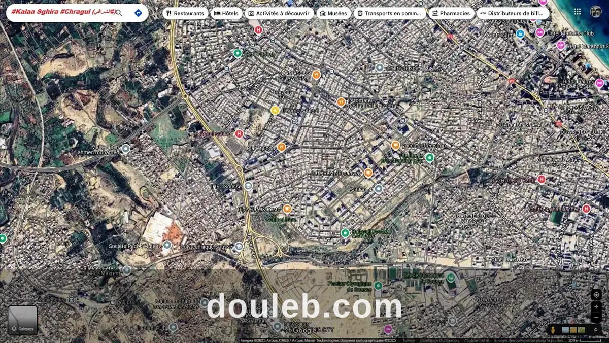 Terrain approuvé 500m à kalaa sghira chragui à Sousse