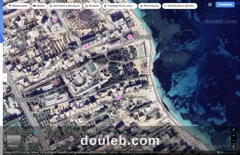 Lot 341m au 2éme position de la plage chatt mariem à Sousse
