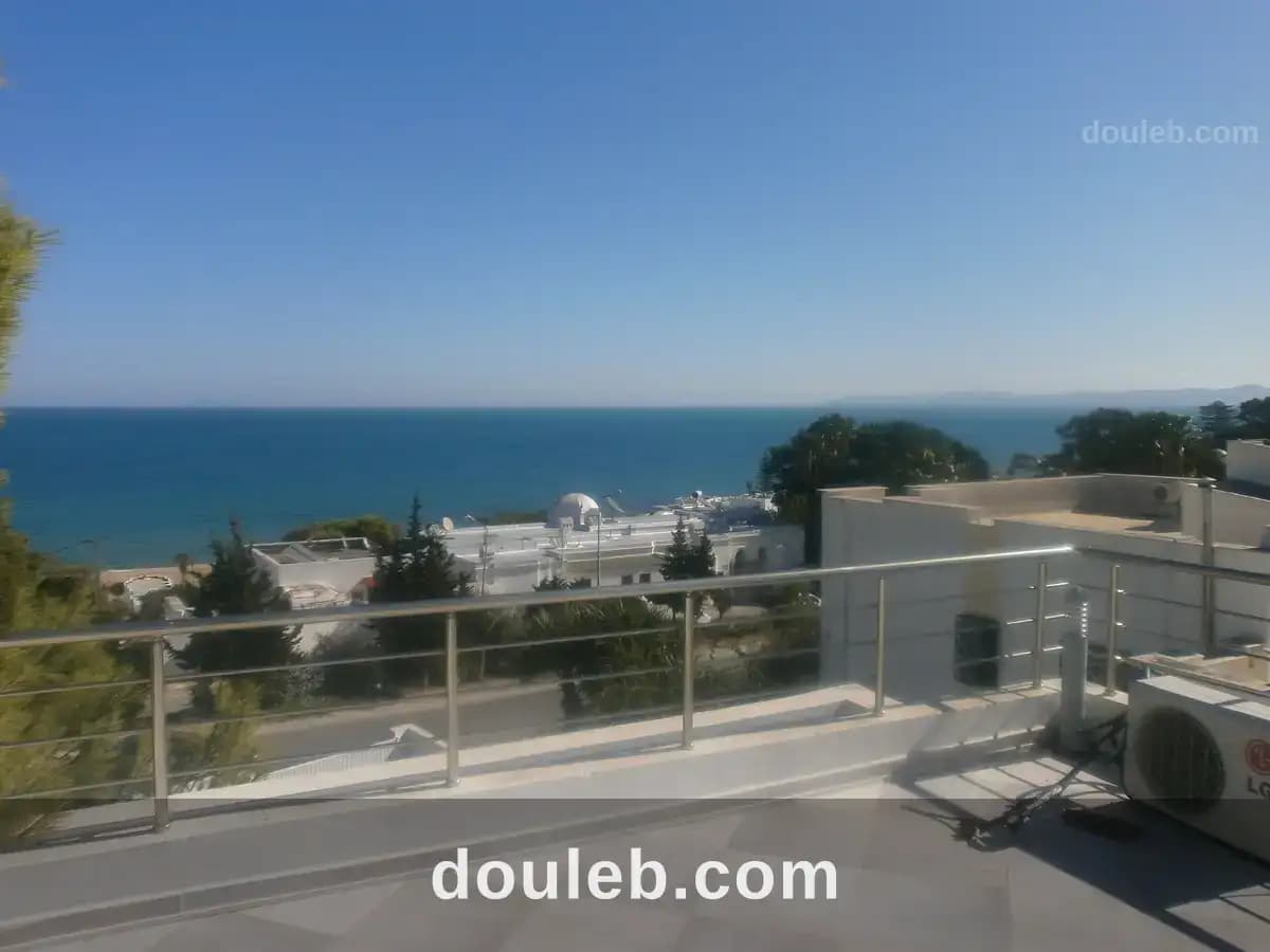 Appartement meuble tout neuf vue sur mer et meuble à Tunis