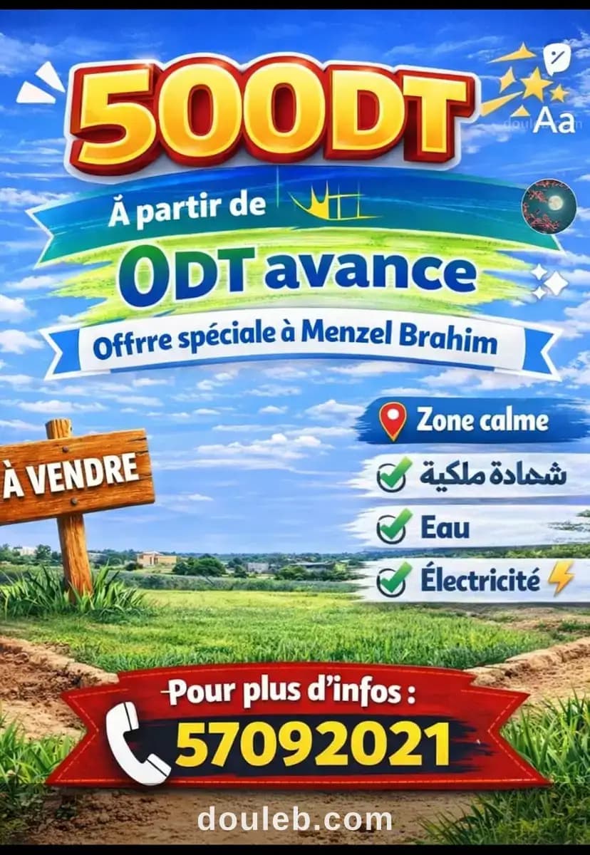Offre limité 500dt à Nabeul