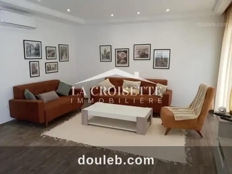 Rez de chaussée s2 meublé à la marsa mal2961 à Tunis