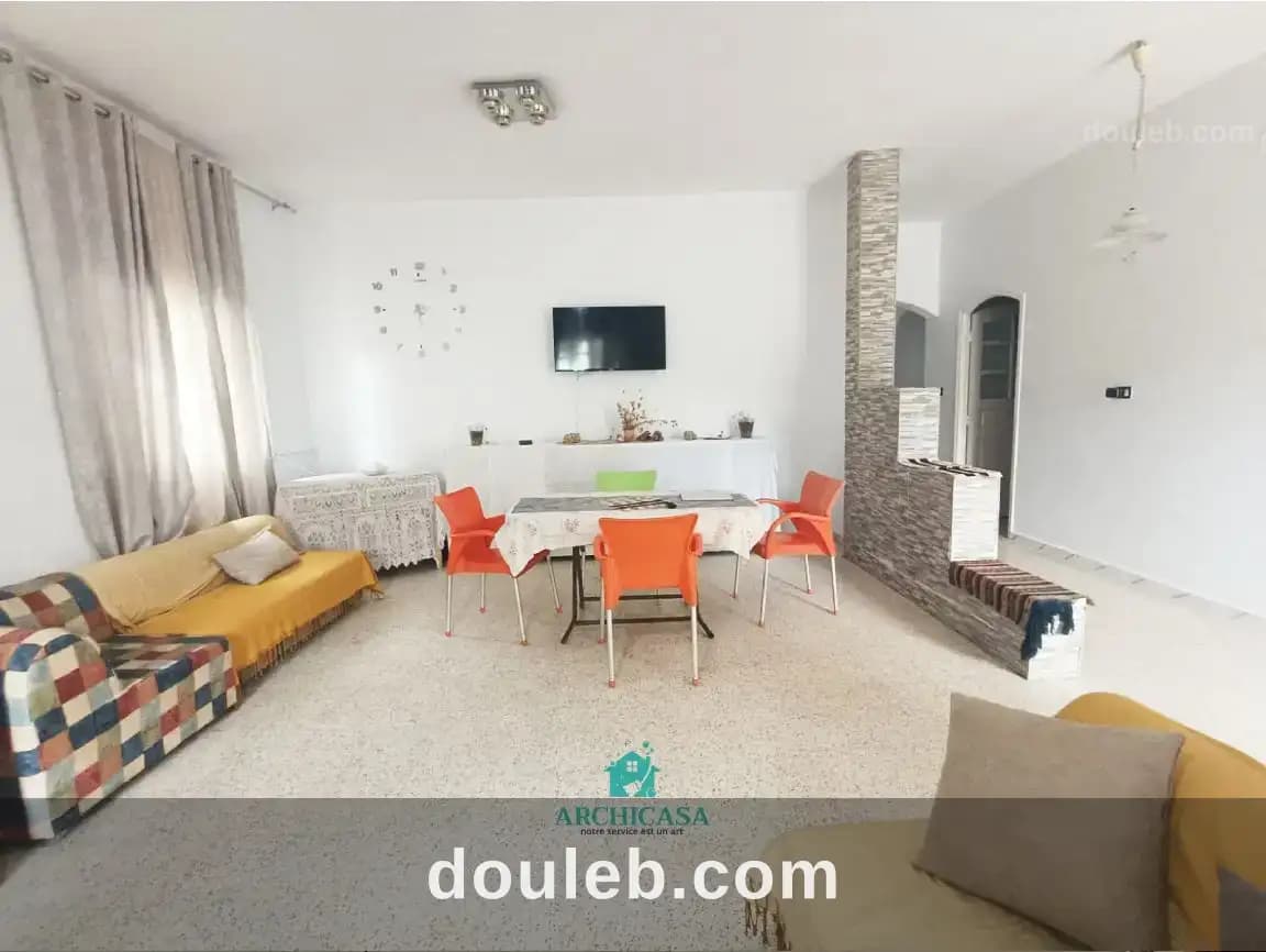 Rdc d'une villa meublée à Ben Arous