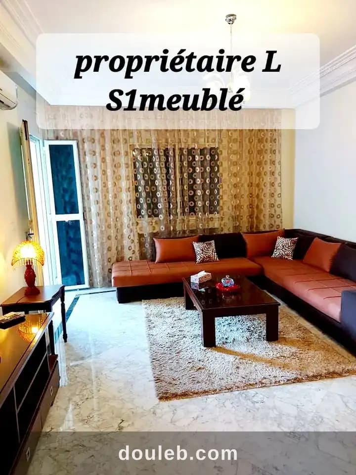 Propriétaire l excellent s1 meublé pour étranger à Ariana