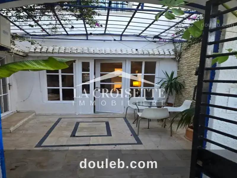 Rez de chaussée s2 meublé à la marsa mal0211 à Tunis