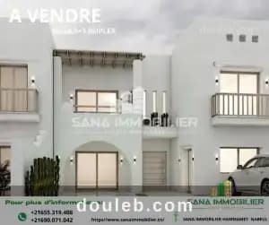 A villa s3 style duplex ref461a à Nabeul