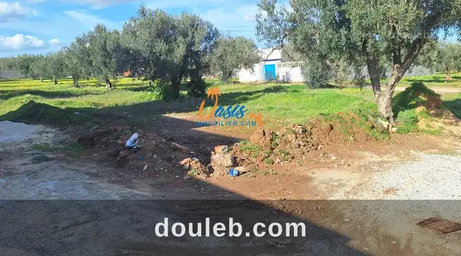 Terrain en face de yasmine hammamet à Nabeul