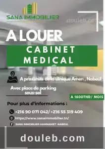 A cabinet medical ref457a à Nabeul
