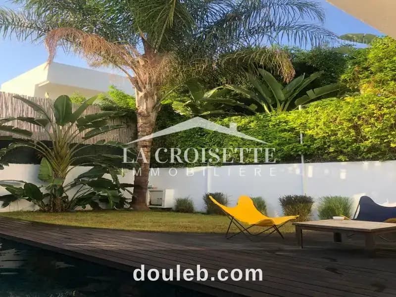 Villa s4 meublée avec piscine à la soukra zvl0036 - Miniature 2