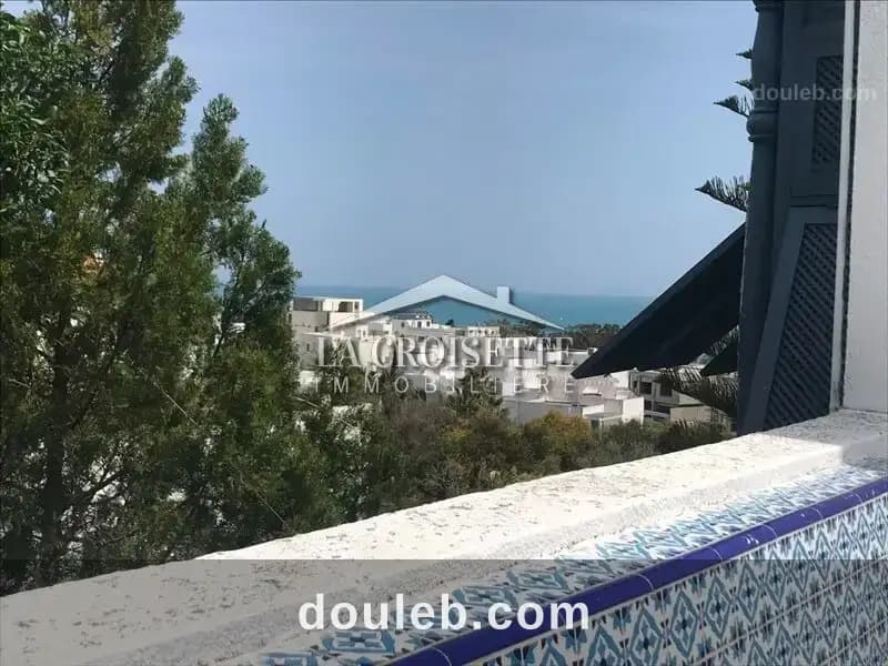Duplex s3 meublé vue sur mer à gammarth mdl0004 à Tunis