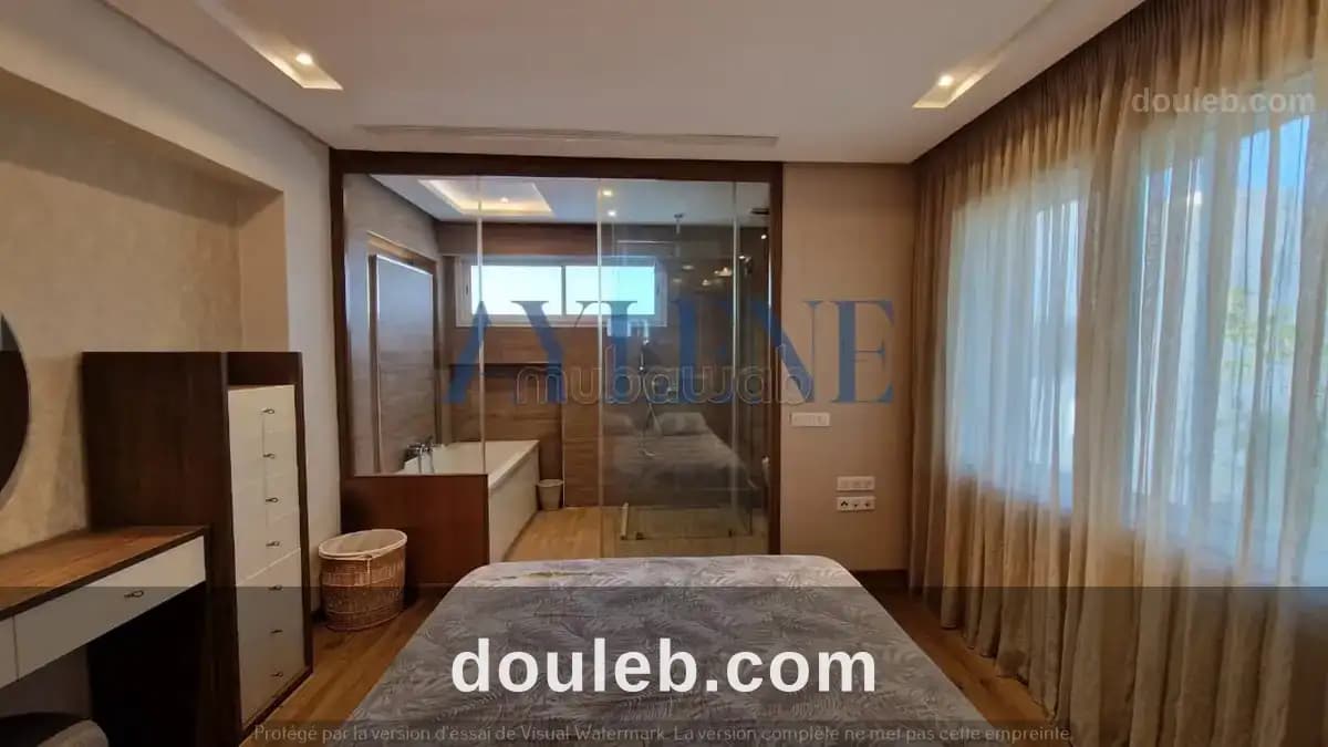 Une magnifique villa s3 meublé avec jardin - Miniature 4