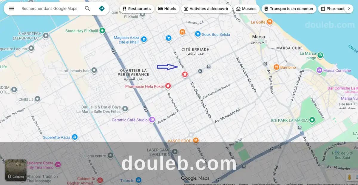 S plus 1 spacieux au 1er étage à Tunis