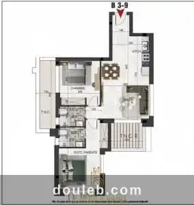 A appartement s2 avec terrasse ref1384a - Miniature 5