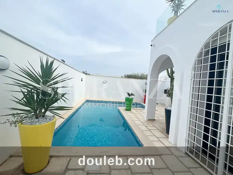 Villa pastelle à Nabeul
