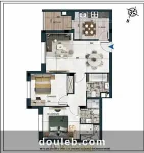 A appartement s2 haut standing ref1321a - Miniature 2