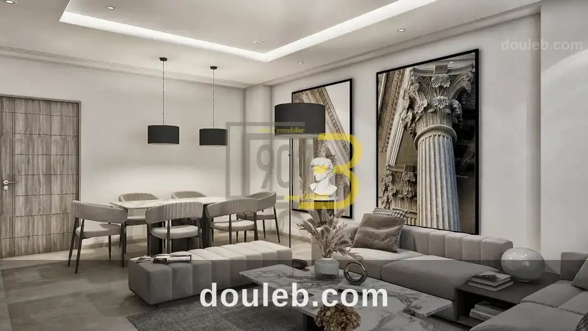 Un appartement s2 situé à nouvelle soukra - Miniature 3