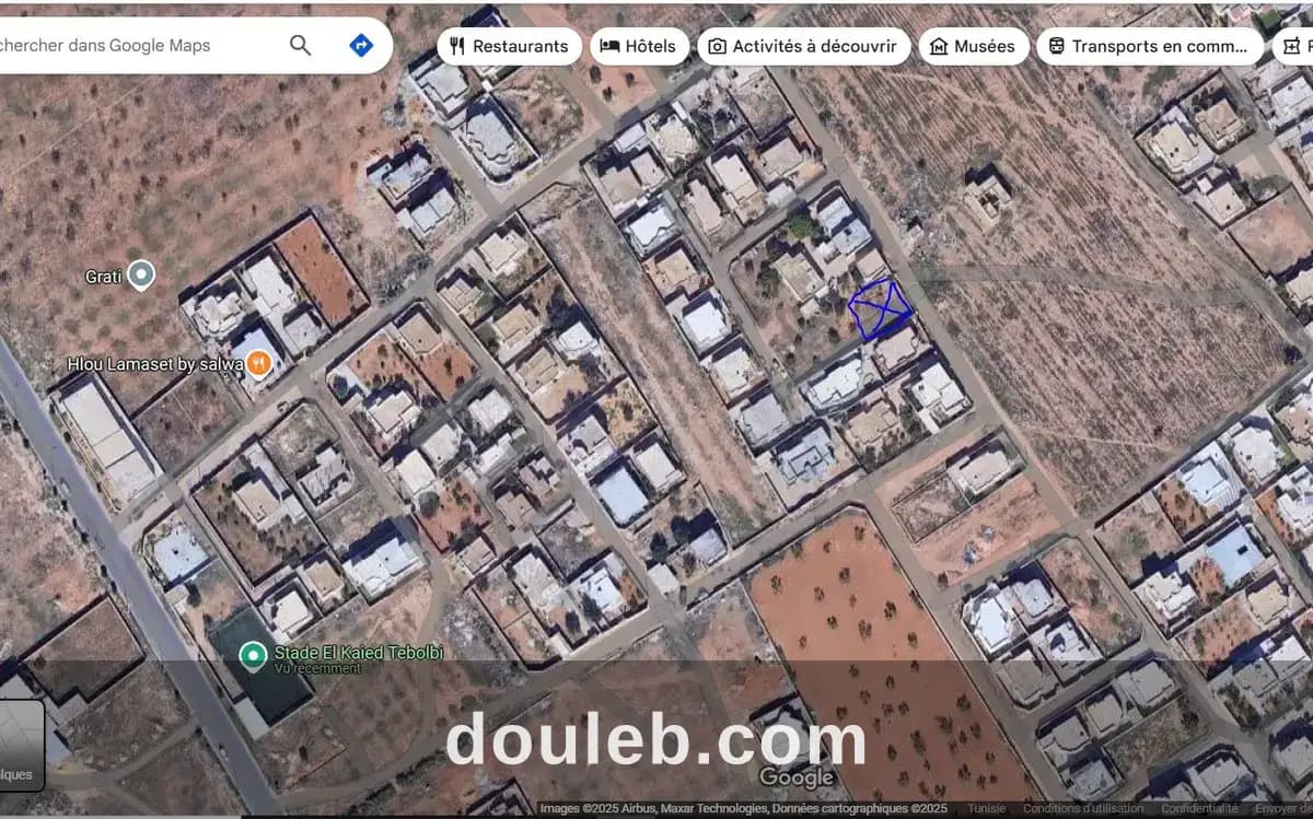 481 m2 à tbolbi à Sfax