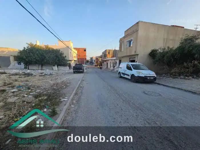 Vt855 terrain 300 m2 à cité el ksiba kelibia à Nabeul