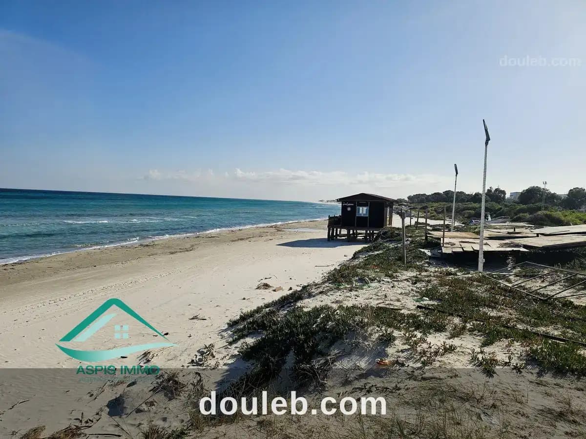 Vt843 terrain 399 m2 à plage hammem ghzeez à Nabeul