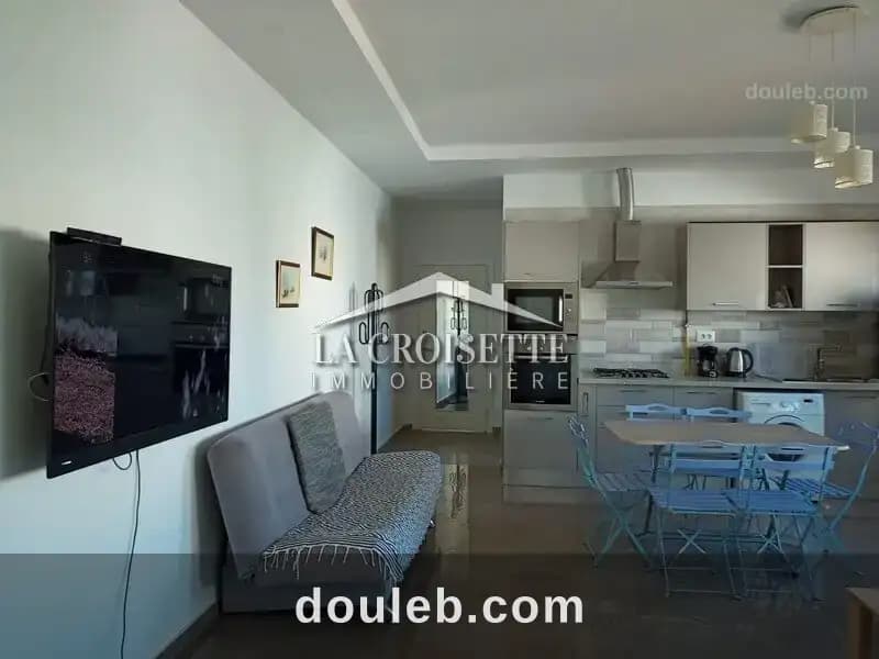 Appartement s1 meublé à la marsa mal3981 - Miniature 2