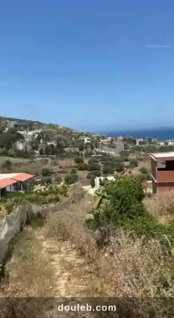 Terrain rafraf plage à Bizerte