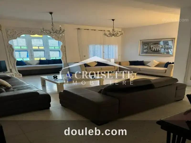 Etage de villa s3 meublé à sidi bou said zel0570 à Tunis