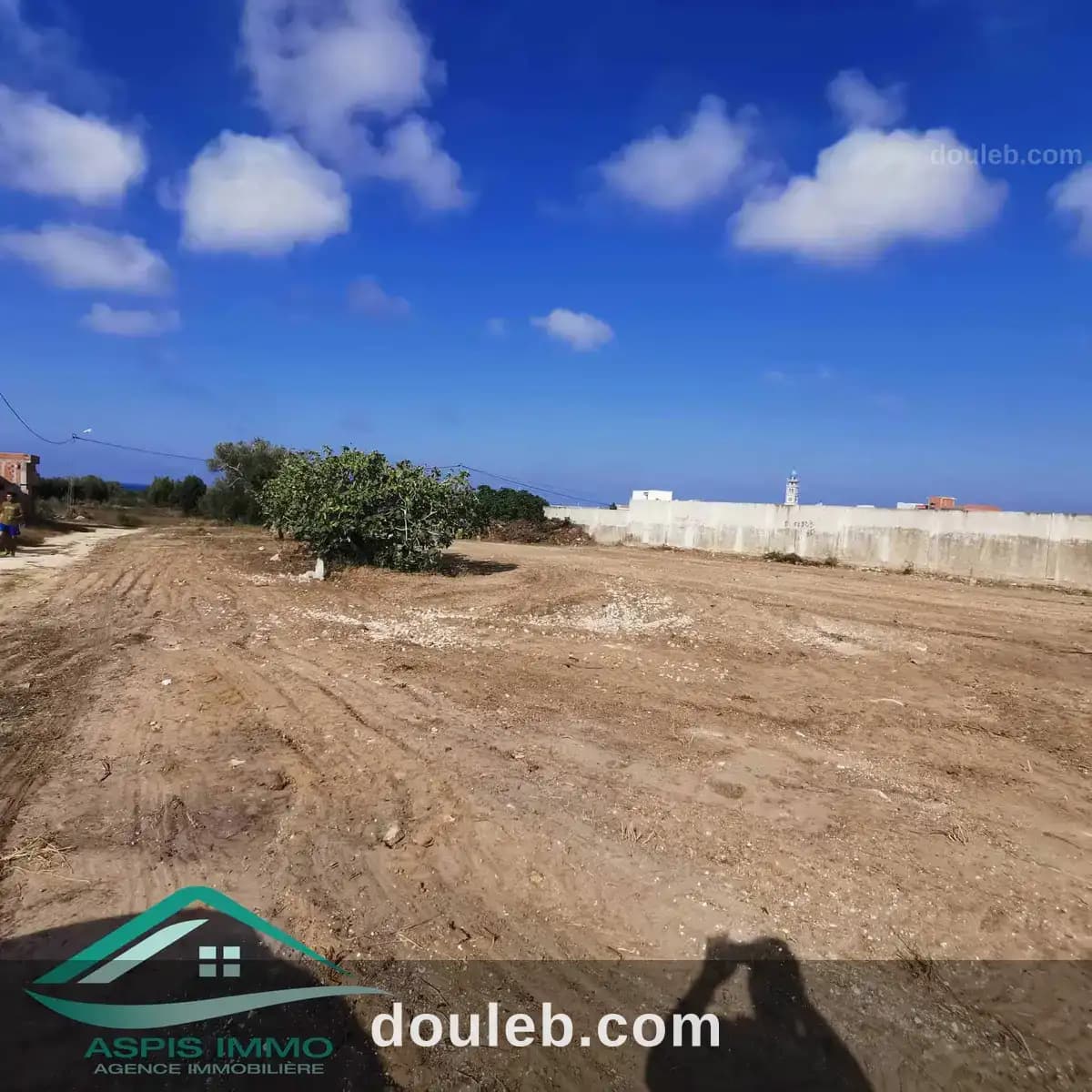 Vt744 terrain 125 m2 à hammam ghzeez à Nabeul