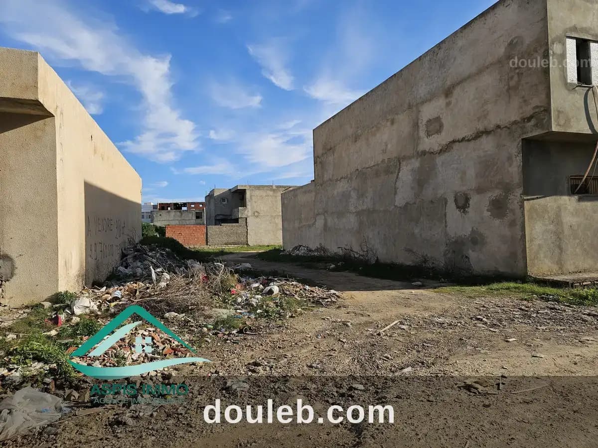 Vt518 terrain 286 m2 à cité jadaria kelibia à Nabeul