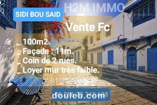 Fc 100m2 sidi bou saïd à Tunis