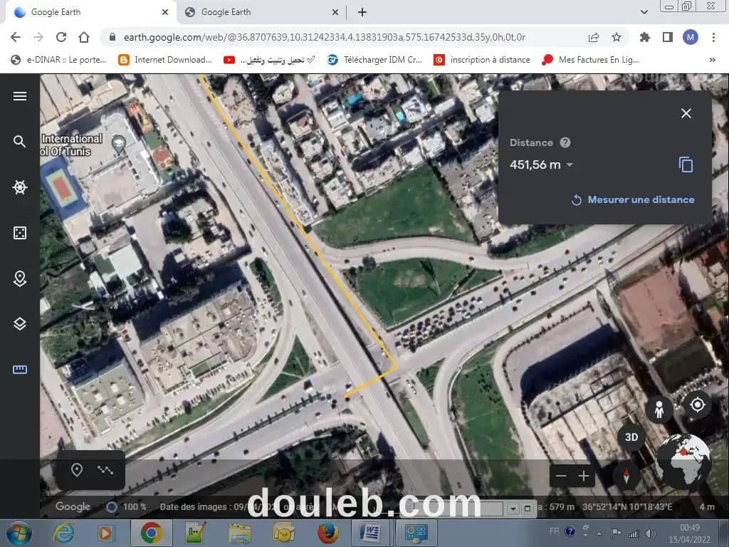 Terrain de la marsa à coté le relais à Tunis