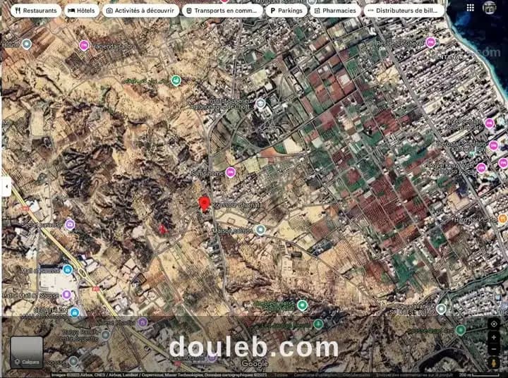 Terrain d'investissement 9000m koussour gharnata à Sousse