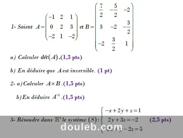 Mathématiques 99277755 à Ariana
