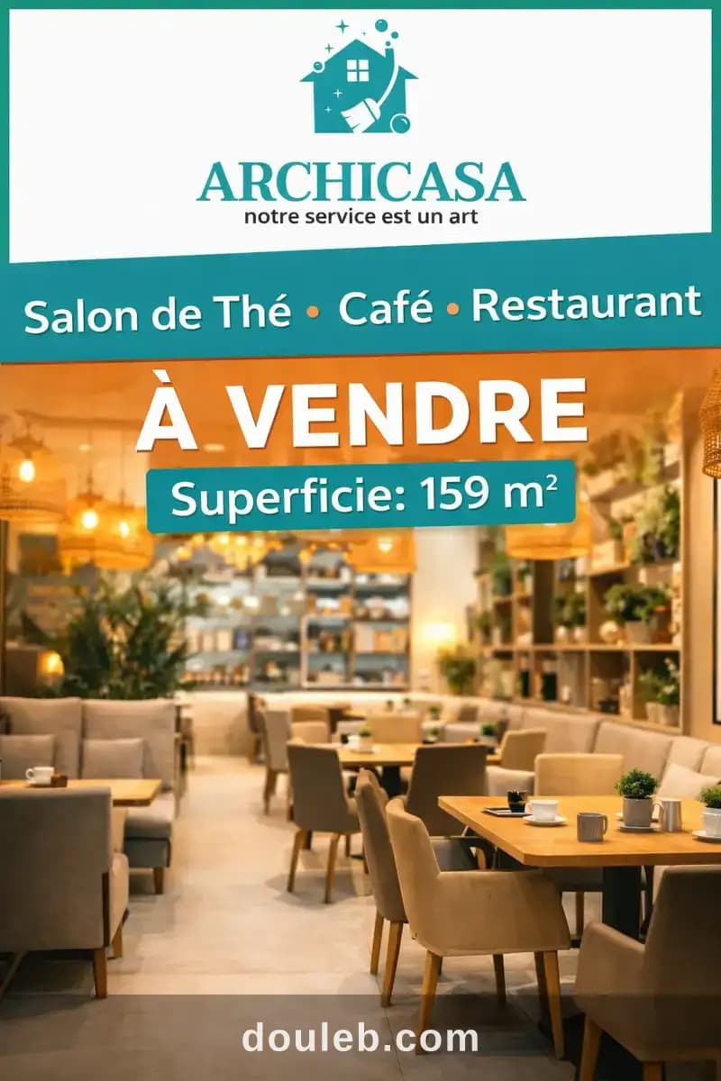 Fonds de commerce d'un caffé spacieux à Ben Arous