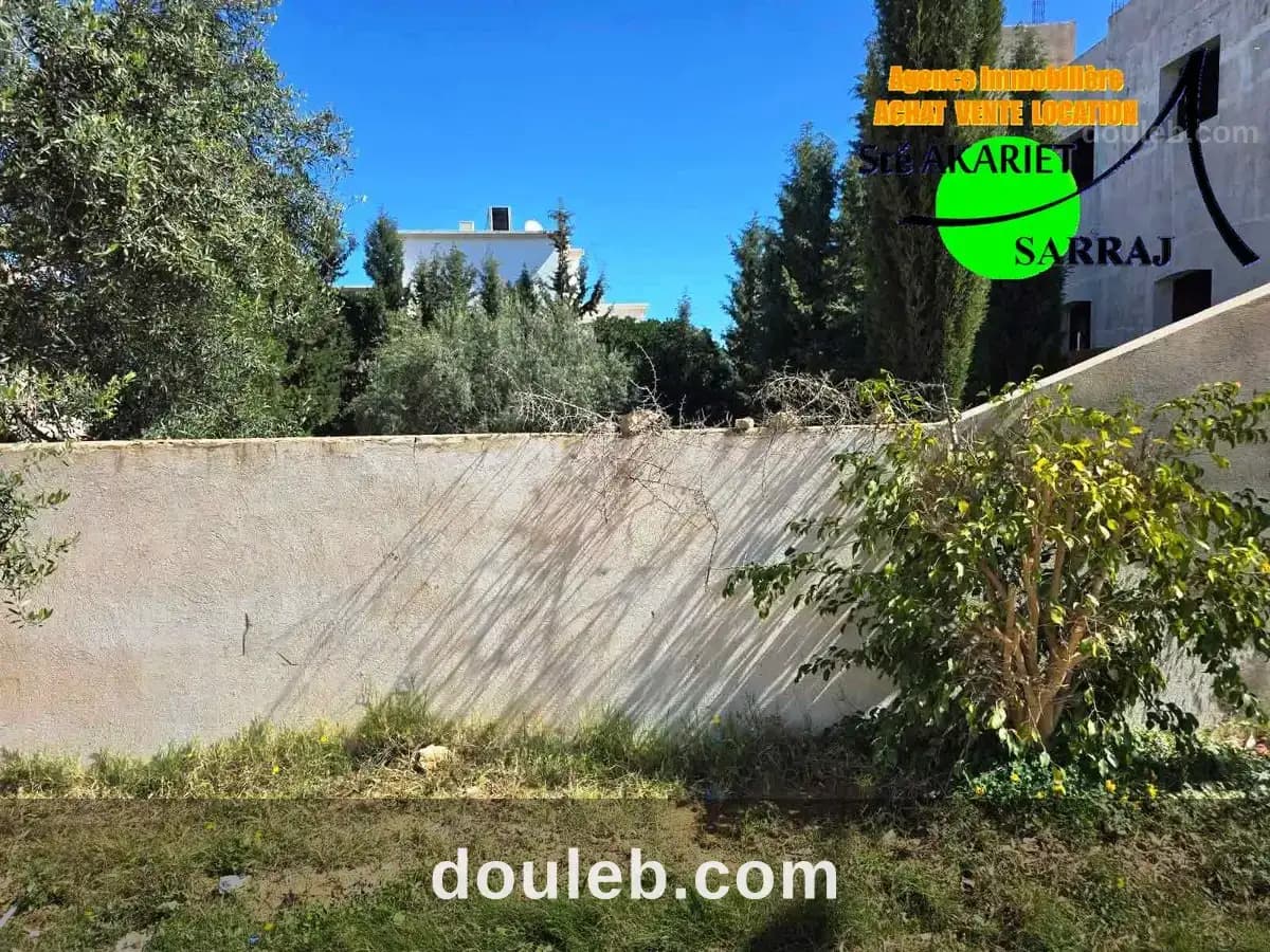 Lot 485m zone des villas en face koussour gharnata à Sousse