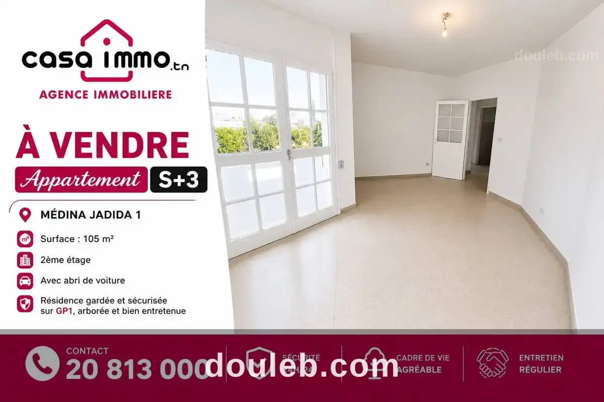 S2 medina jadida 1 à Ben Arous