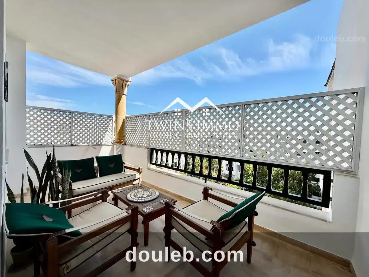 Appartement s4 meublé à la marsa plage à Tunis