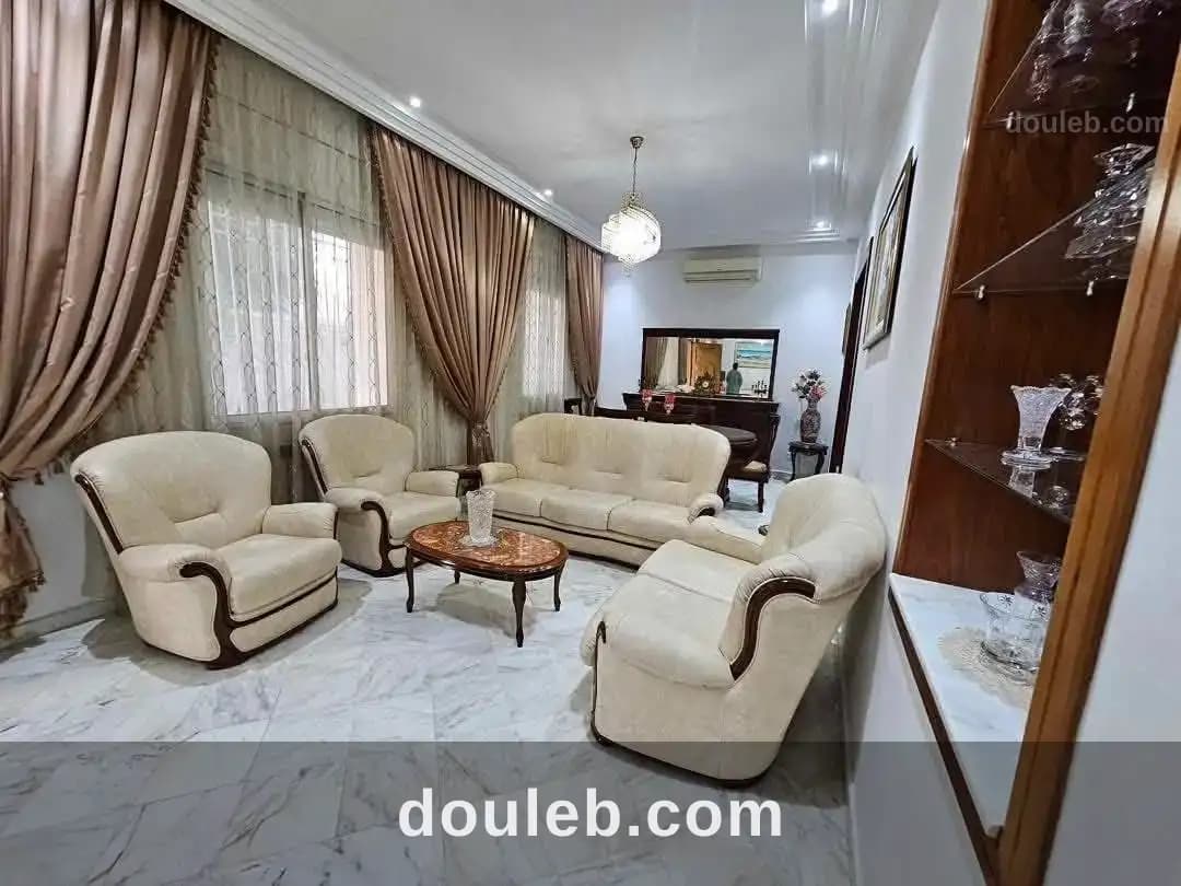 Rdc villa s4 meublé omrane france ville à Tunis