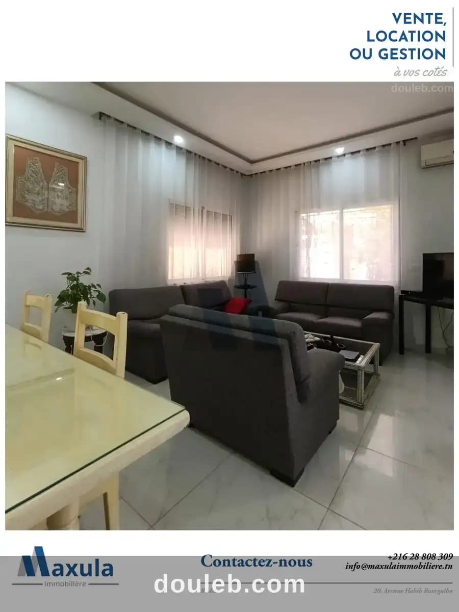 Etage de villa en rdc en plein coeur de rades à Ben Arous
