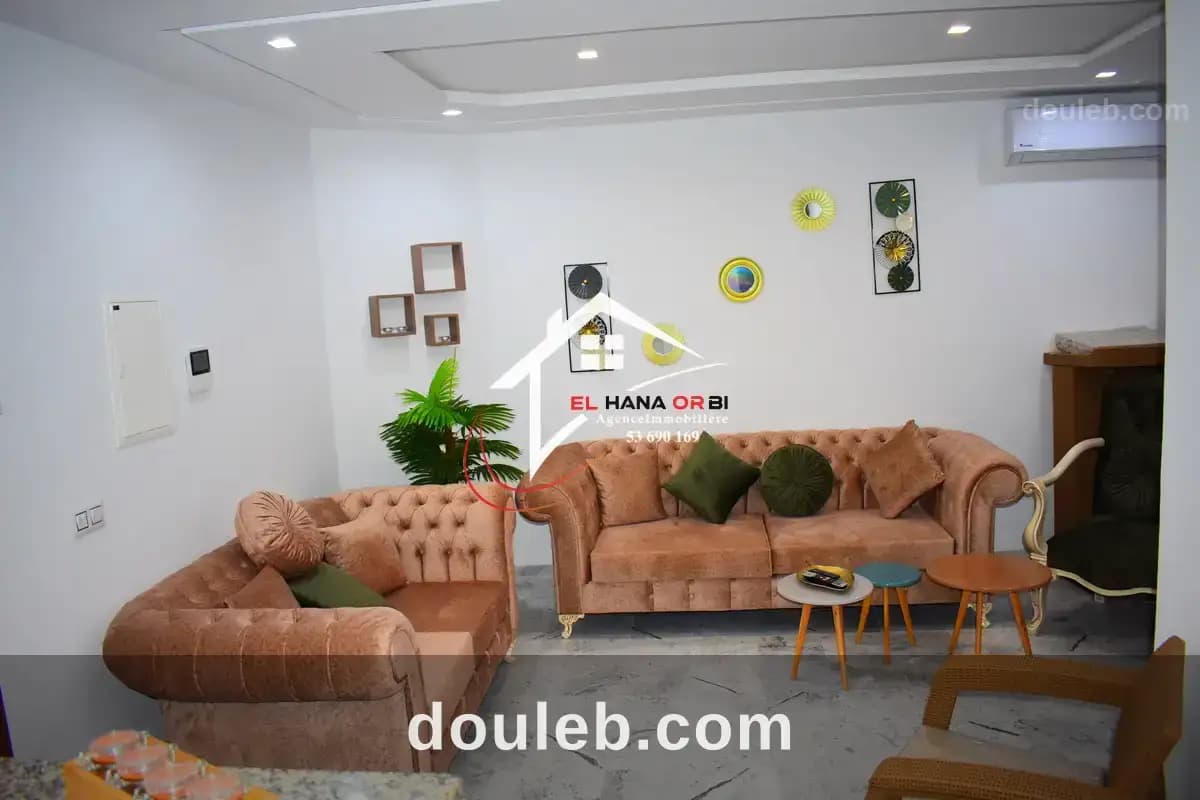 S2 rz azur 1 appartement à plage baghdedi à Mahdia