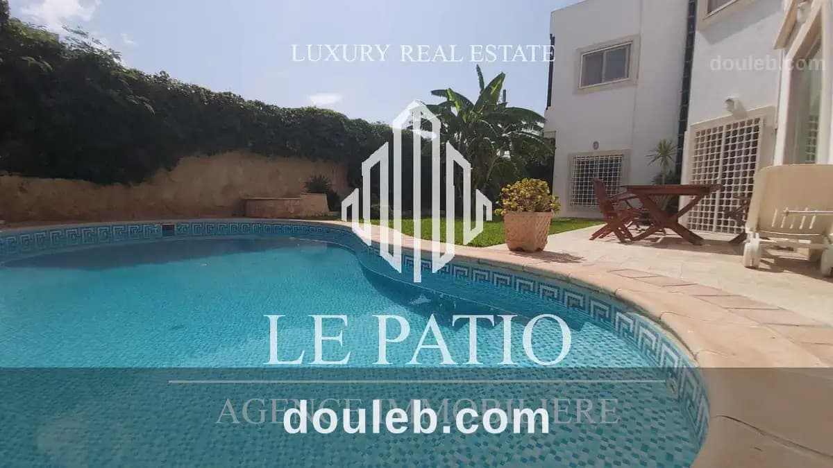 Villa meublé avec piscine a la marsa à Tunis