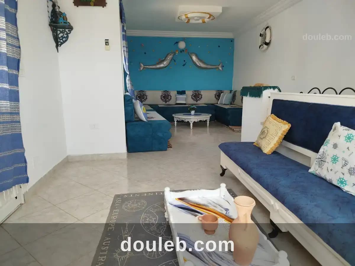 Duplex tres luxueux plage sud elchatt guebli à Nabeul