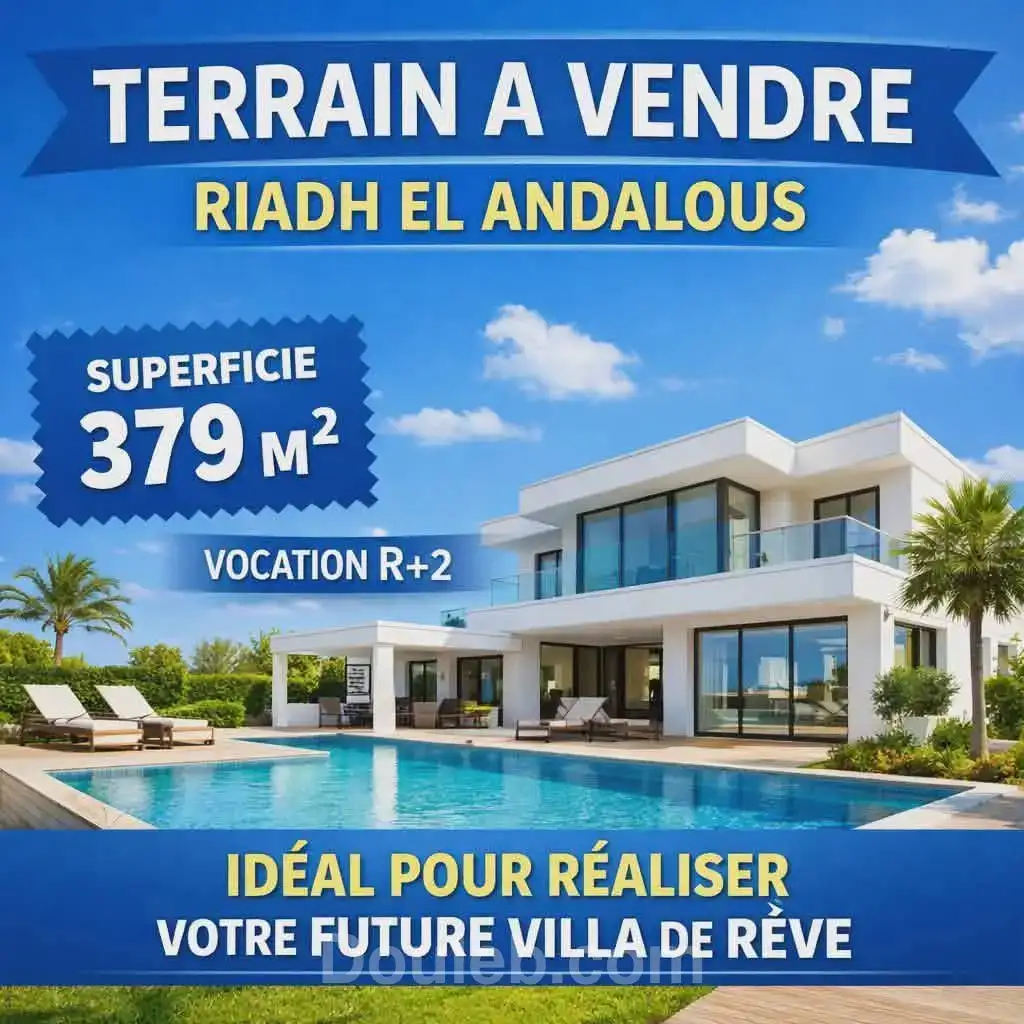 Terrain 570 md riadh andalous